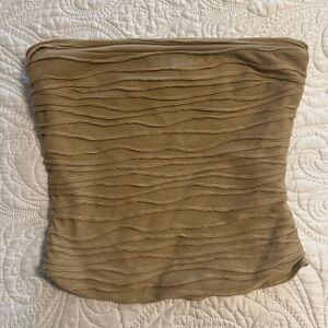 Princess Polly Ruched Olive Tube Top